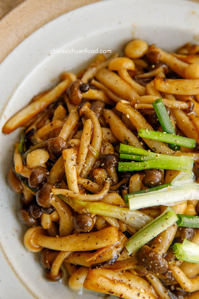 Mushroom Stir Fry - China Sichuan Food