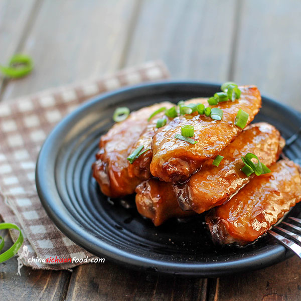 Braised Chicken Wings Recipe China Sichuan Food