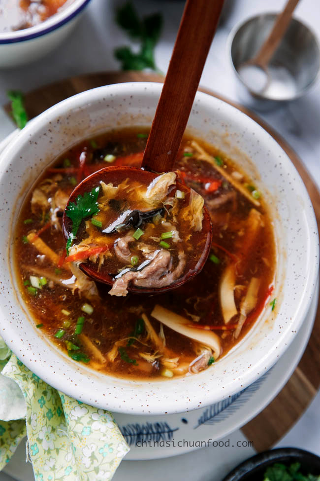 Hot and Sour Soup-Suan La Tang - China Sichuan Food