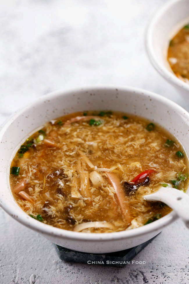 Hot and Sour Soup-Suan La Tang | China Sichuan Food