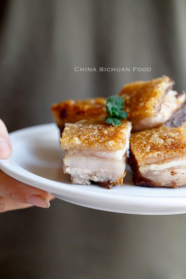 Crispy Pork Belly Recipe (Siu Yuk)  China Sichuan Food