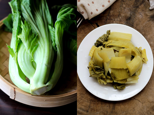 Deliciously funky, pickled mustard greens will spice up any spread