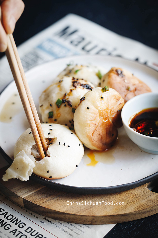 Pan-Fried Pork Buns-Sheng Jian Bao Recipe | China Sichuan Food