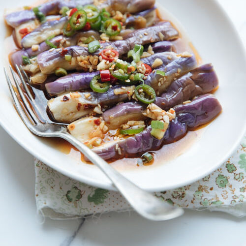 Chinese Steamed Eggplant Recipe China Sichuan Food