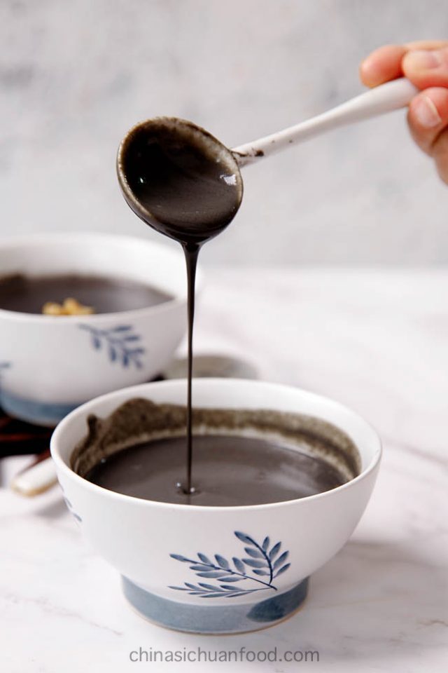 Black Sesame Paste/Soup - China Sichuan Food