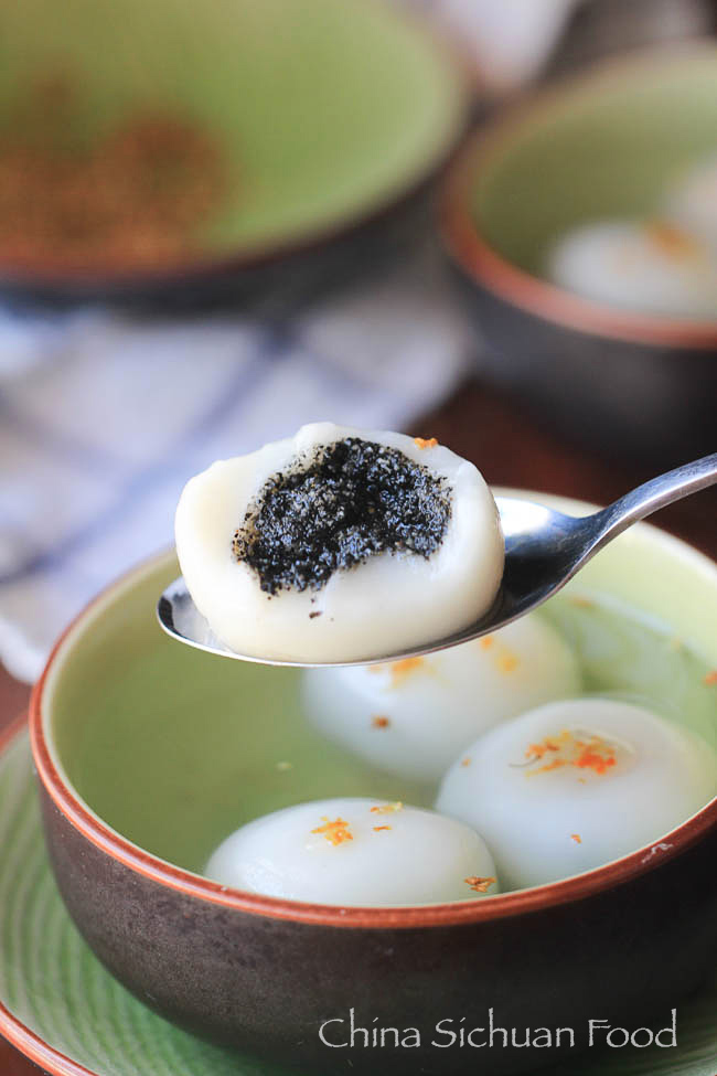 Tang Yuan Recipe-Black Sesame Filling | China Sichuan Food