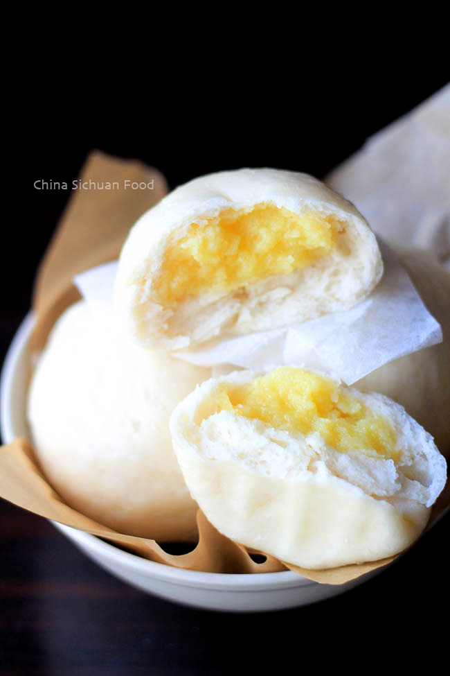 Custard Bun-Milk Yolk Buns - China Sichuan Food