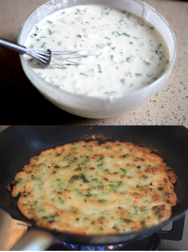 Easy Scallion Pancakes, From Batter Directly - China Sichuan Food