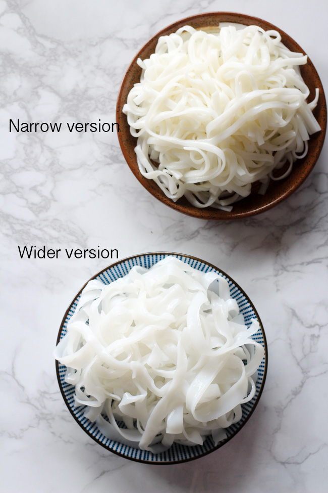 broad rice noodles