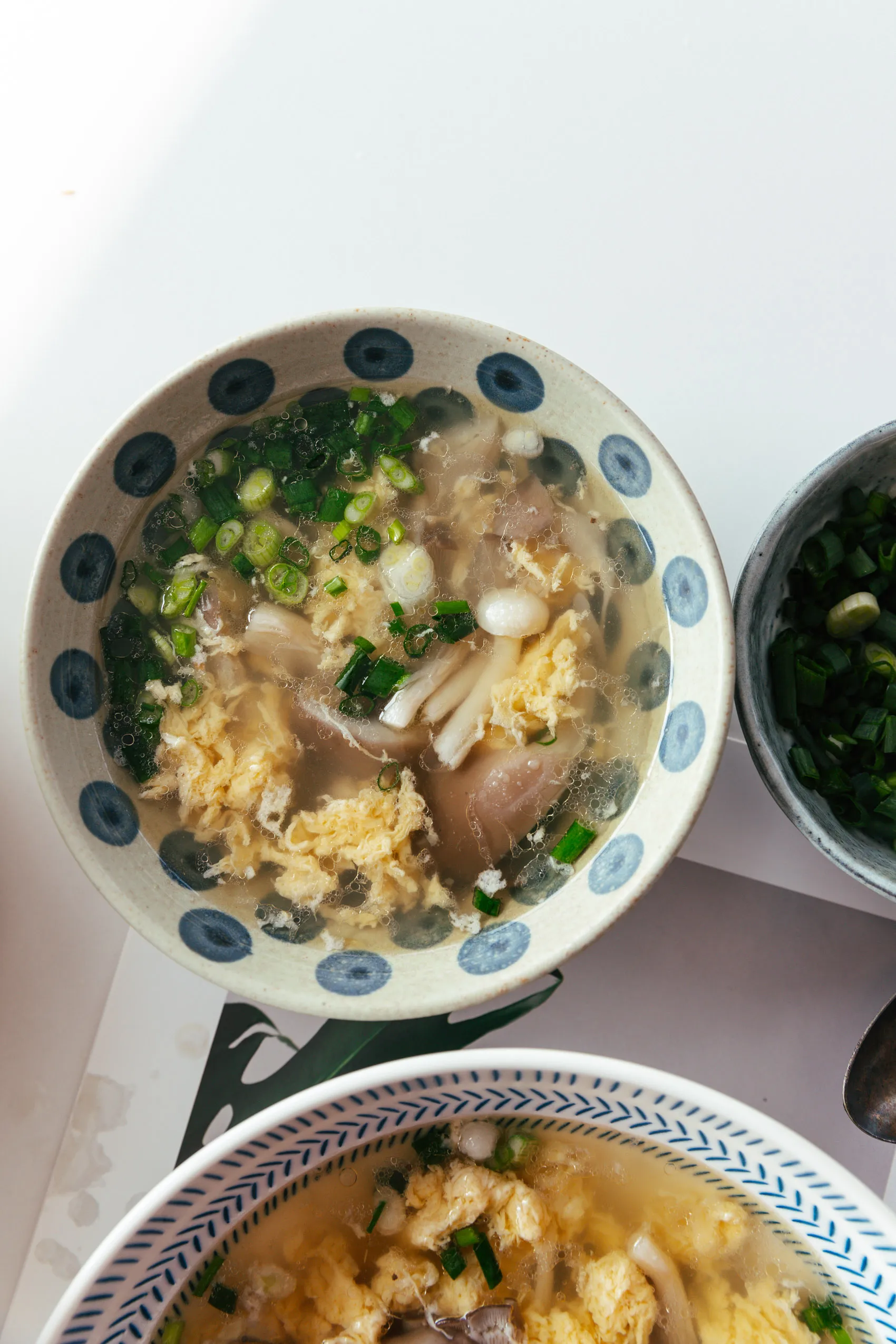 mushroom egg drop soup | chinasichuanfood.com