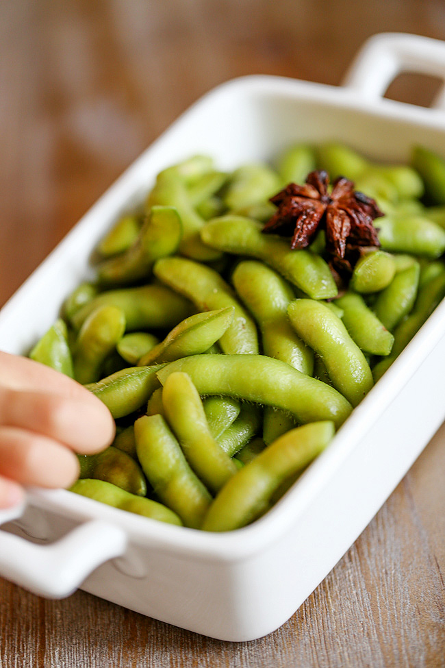 Chinese Boiled Edamame - China Sichuan Food