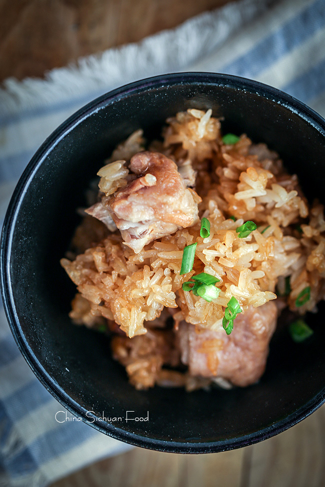 Chinese Sticky Rice with Ribs (Lo Mai Fun) - China Sichuan Food