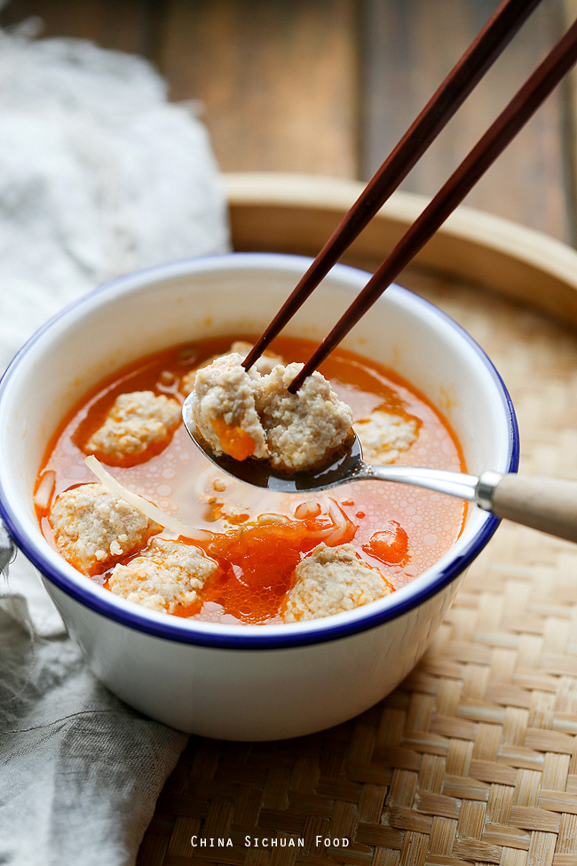 Tomato Meatball Soup | China Sichuan Food