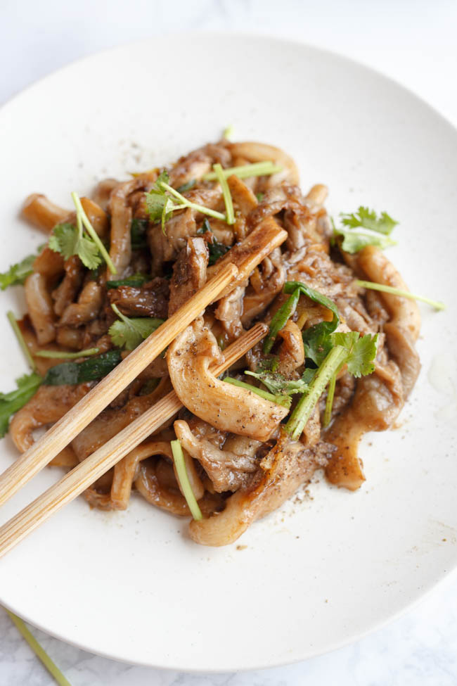 Oyster Mushroom Stir Fry | China Sichuan Food