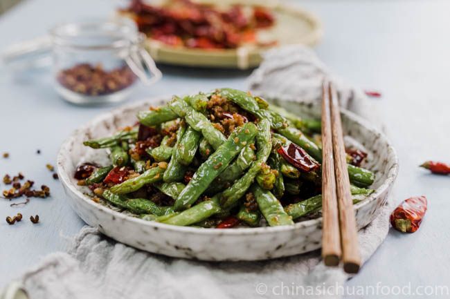 Szechuan Dry Fried Green Beans (Simplified version) | China Sichuan Food