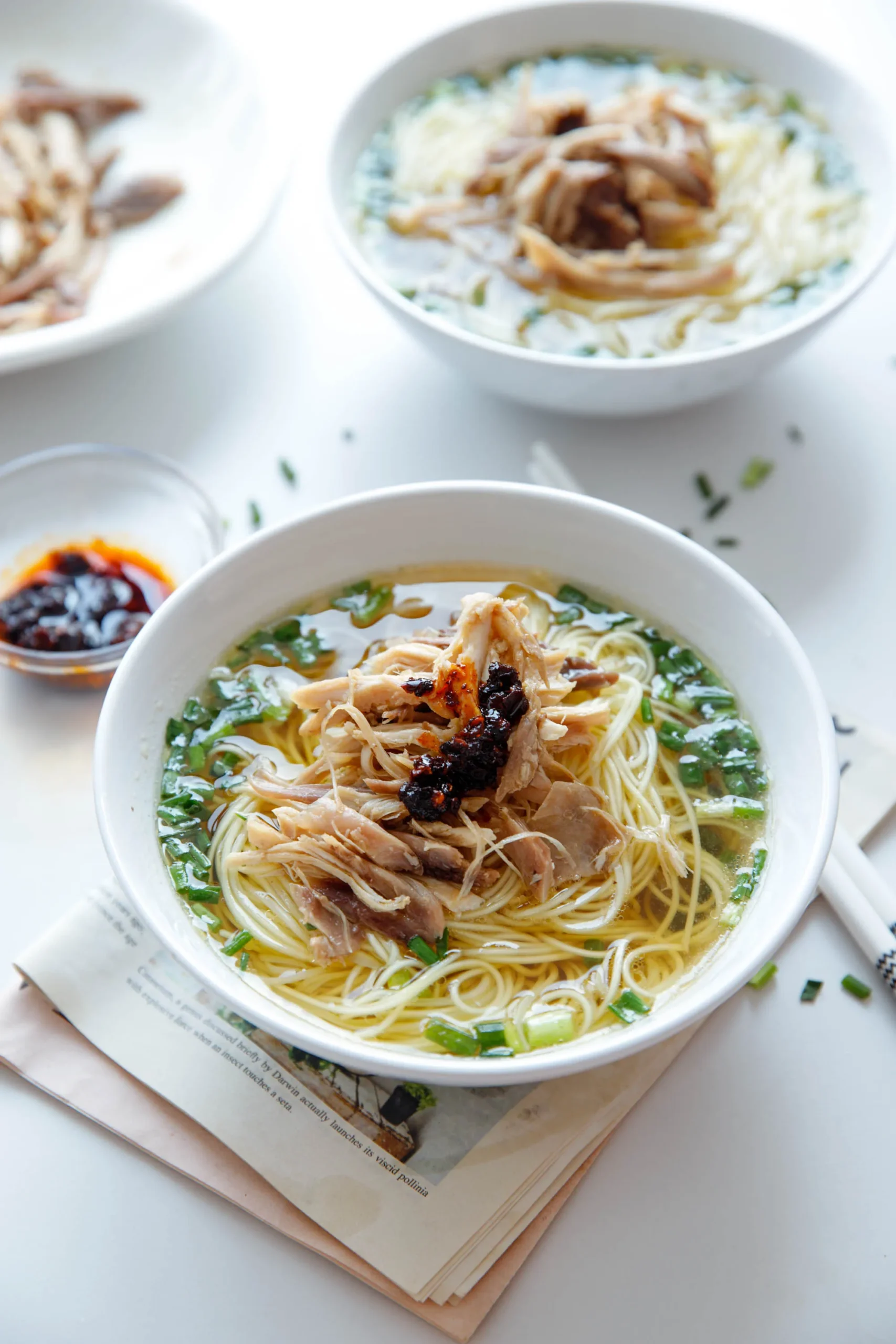 Chinese Chicken Noodle Soup (鸡汤面) - The Woks of Life