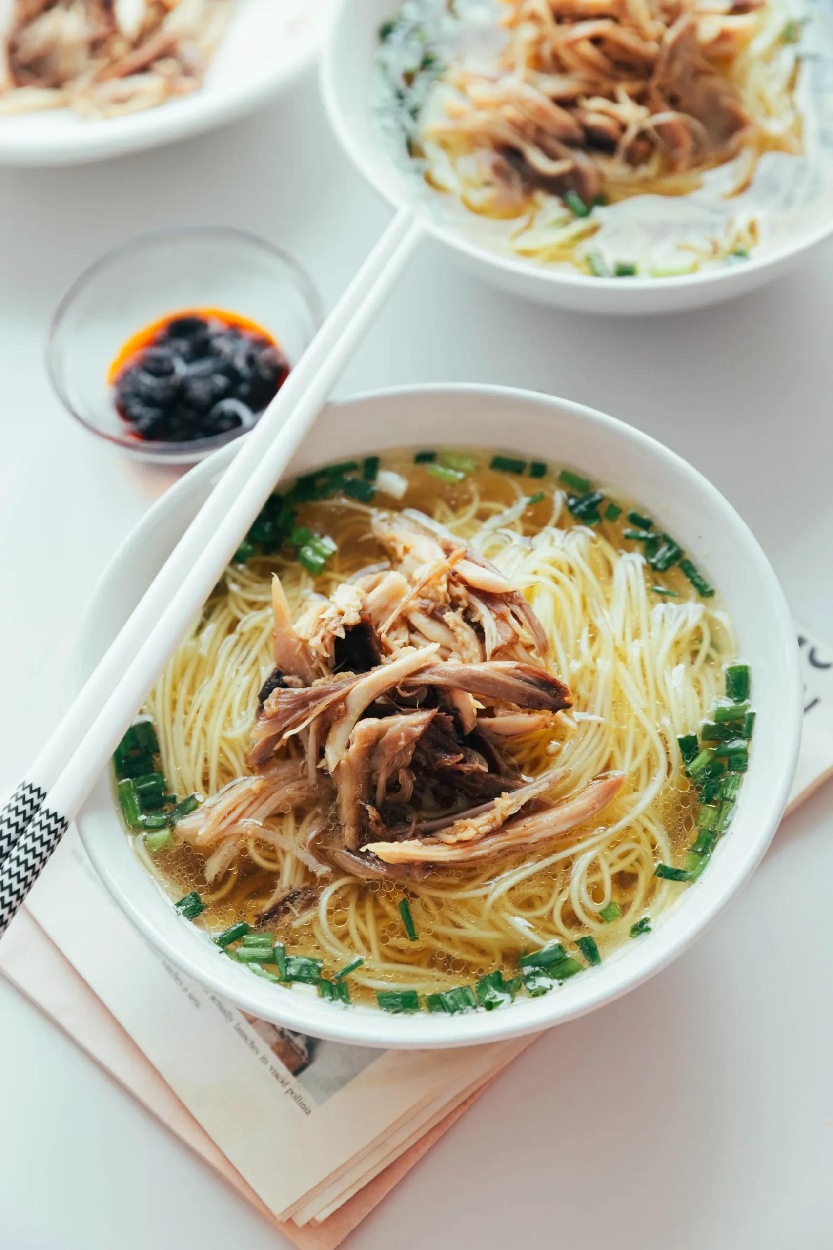 Chinese Chicken Noodle Soup (鸡汤面) - Red House Spice