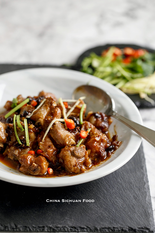 Chinese Steamed Ribs with Fermented Black Bean | China Sichuan Food