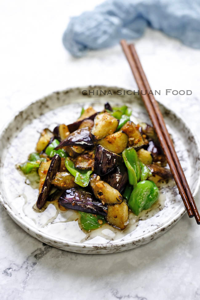 Chinese Eggplants with Garlic Sauce | China Sichuan Food