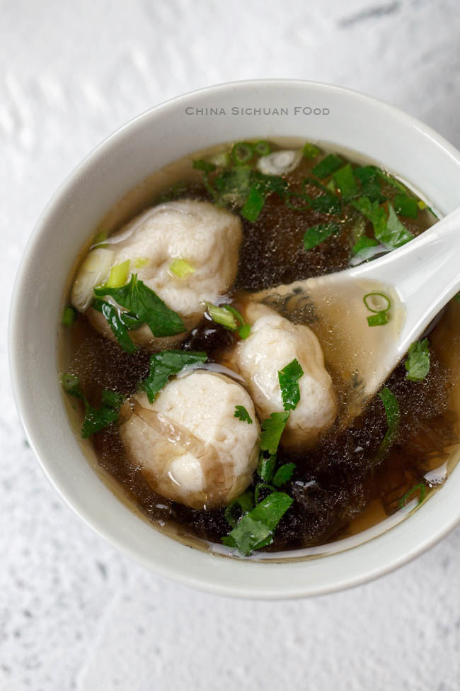 Fish Ball Soup - China Sichuan Food