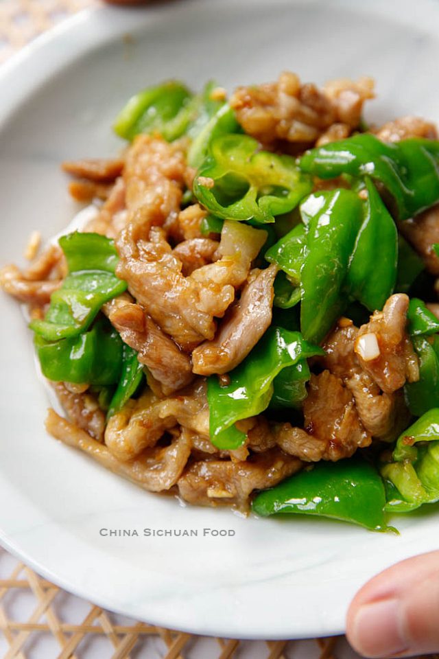 Pork and Pepper Stir Fry - China Sichuan Food