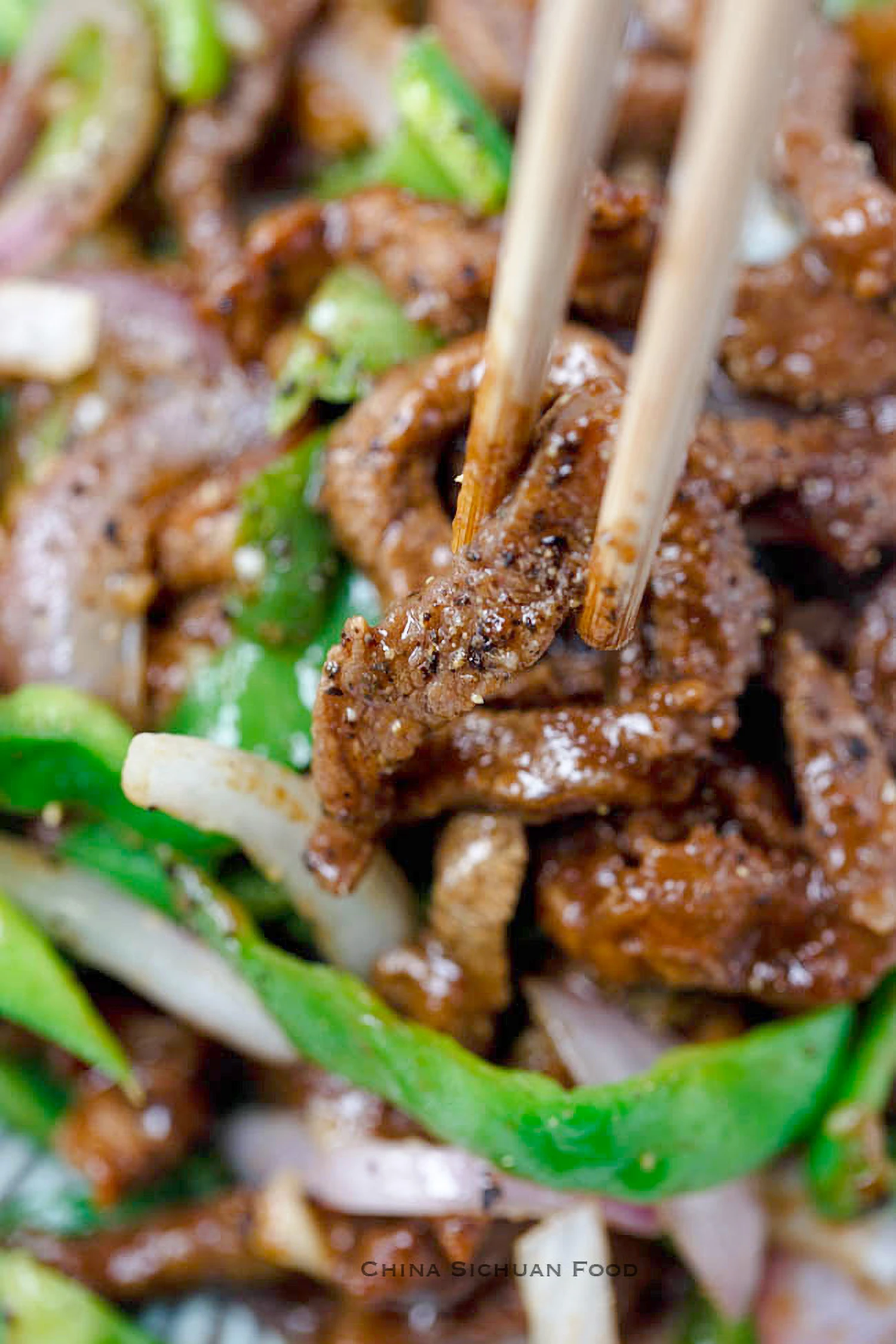 Black Pepper Beef Stir Fry｜chinasichuanfood.com