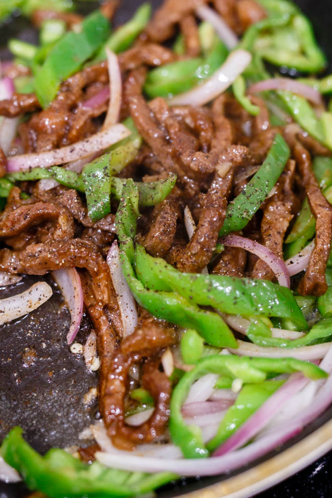 Black Pepper Beef Stir Fry - China Sichuan Food