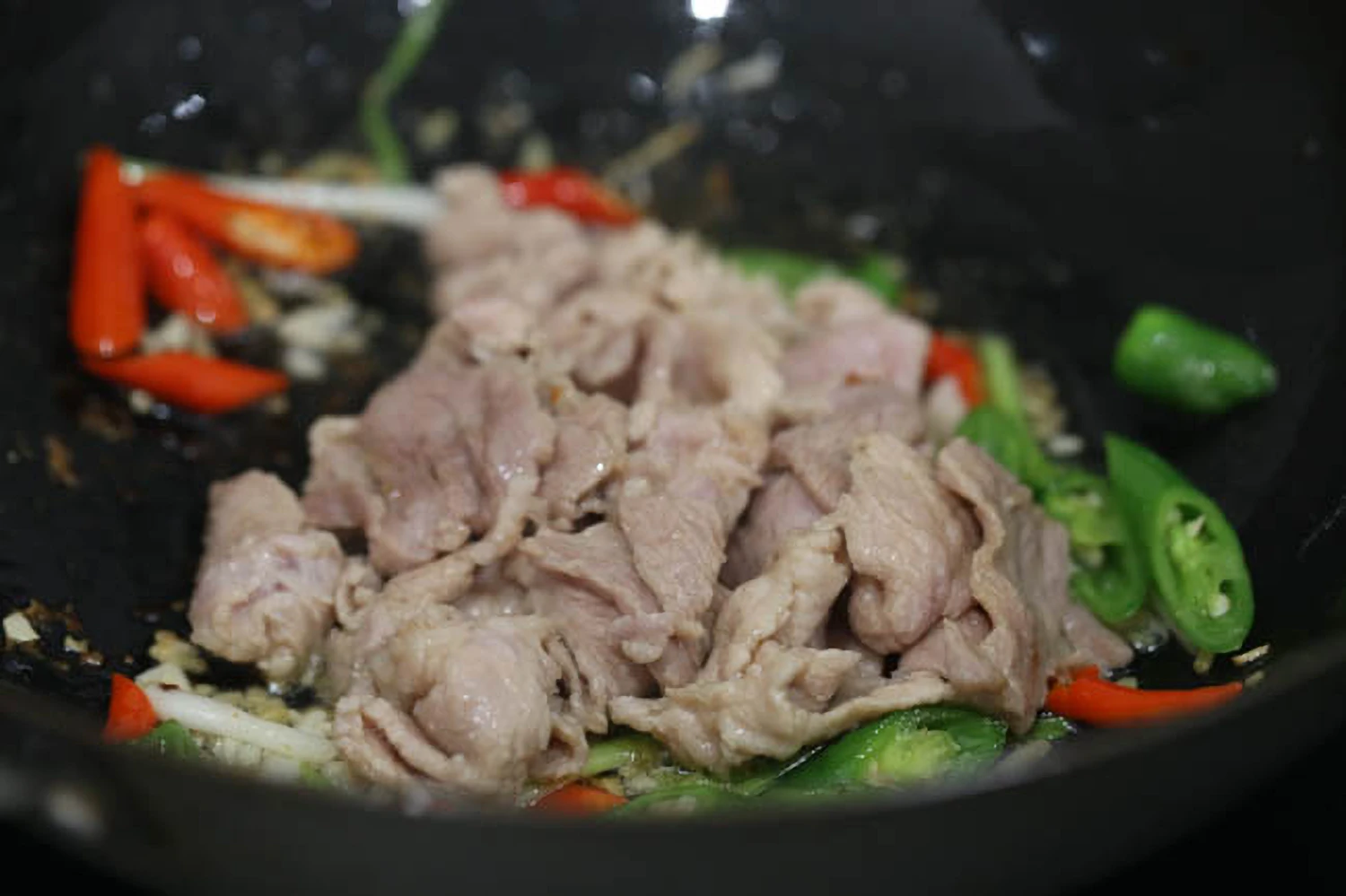 Pork Stir Fry with Black Bean Sauce|chinasichuanfood.com