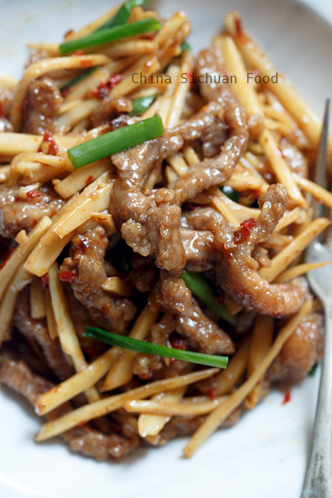 Ginger Beef Stir Fry - China Sichuan Food