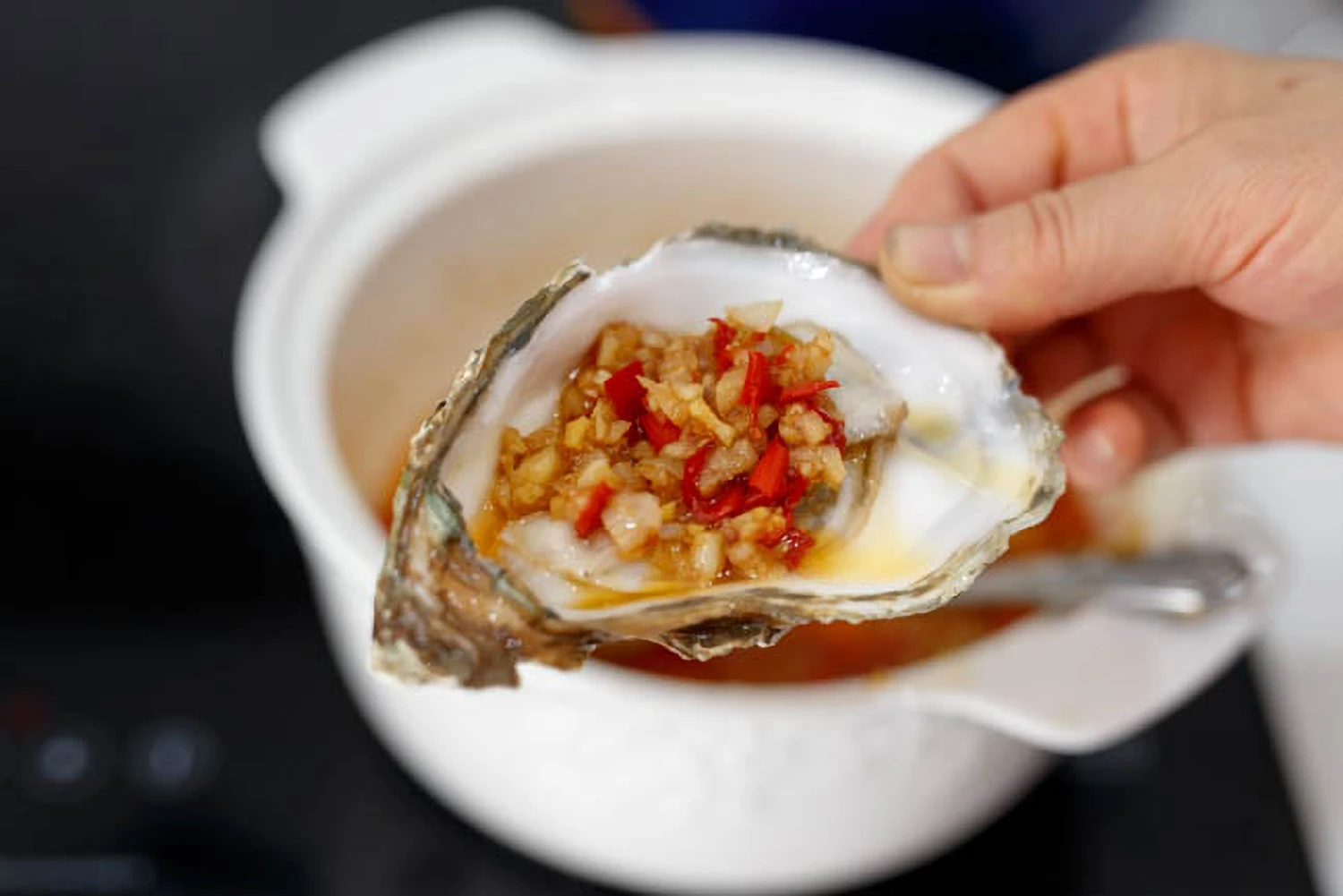 Oyster with Garlic Sauce｜chinasichuanfood.com