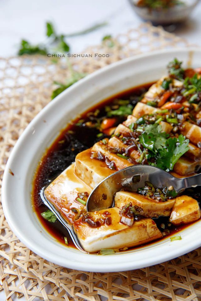 Steamed Tofu - China Sichuan Food