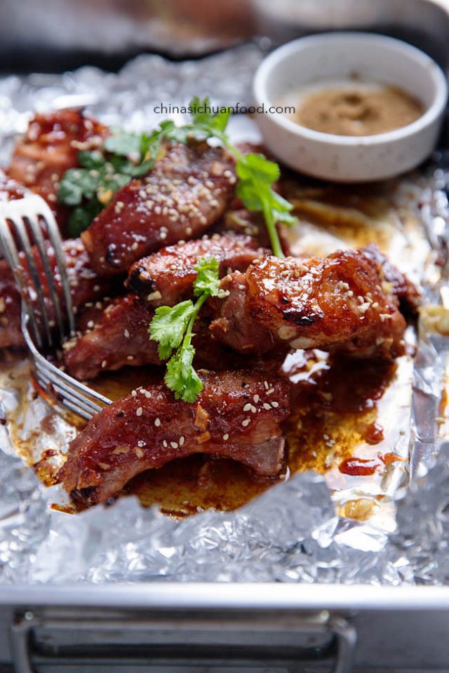 Chinese BBQ Ribs with Hoisin Sauce - China Sichuan Food