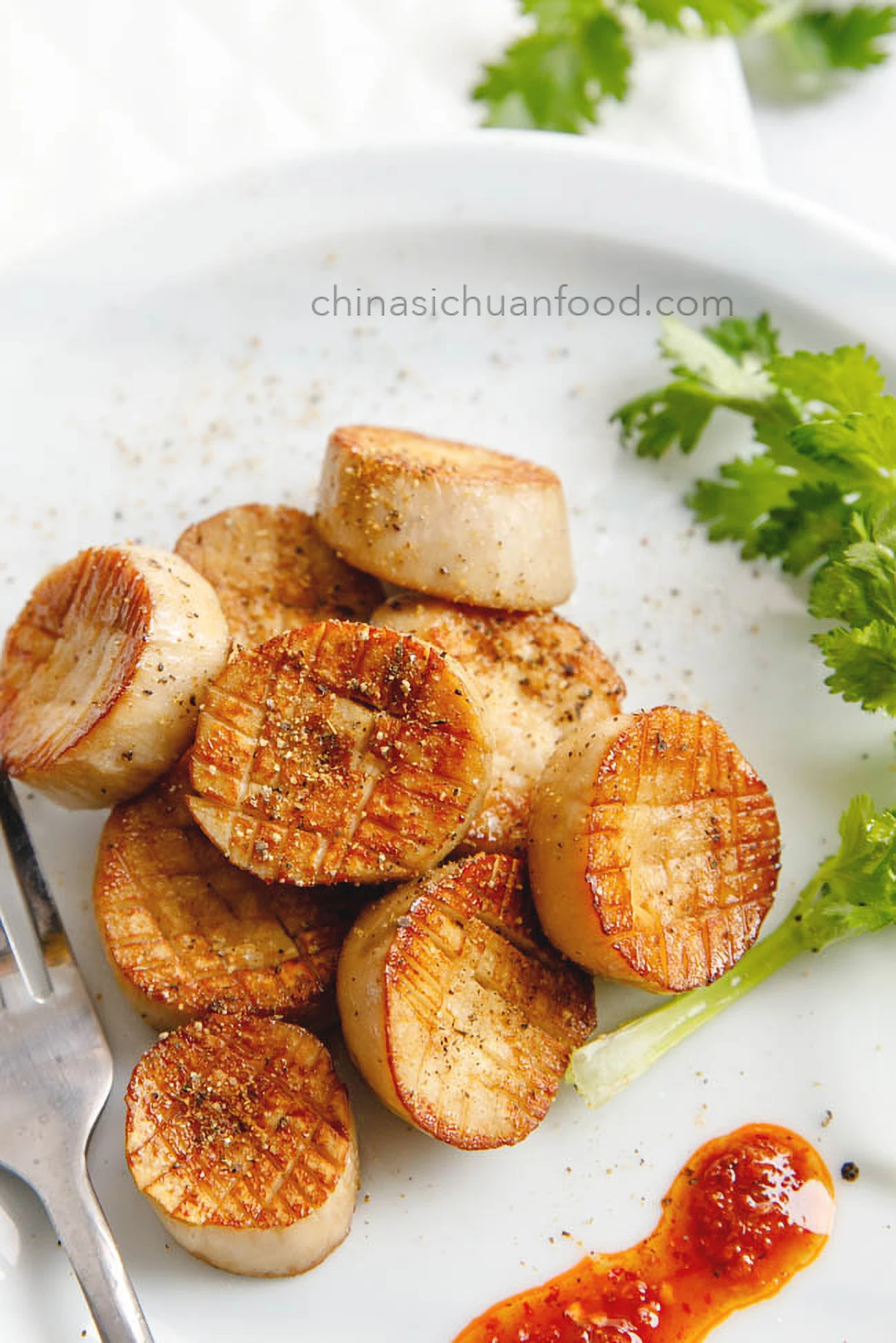 Pan-Fried King Oyster Mushroom｜chinasichuanfood.com