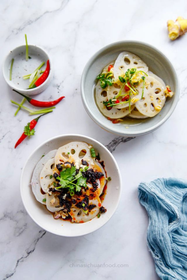 Lotus Root salad - China Sichuan Food