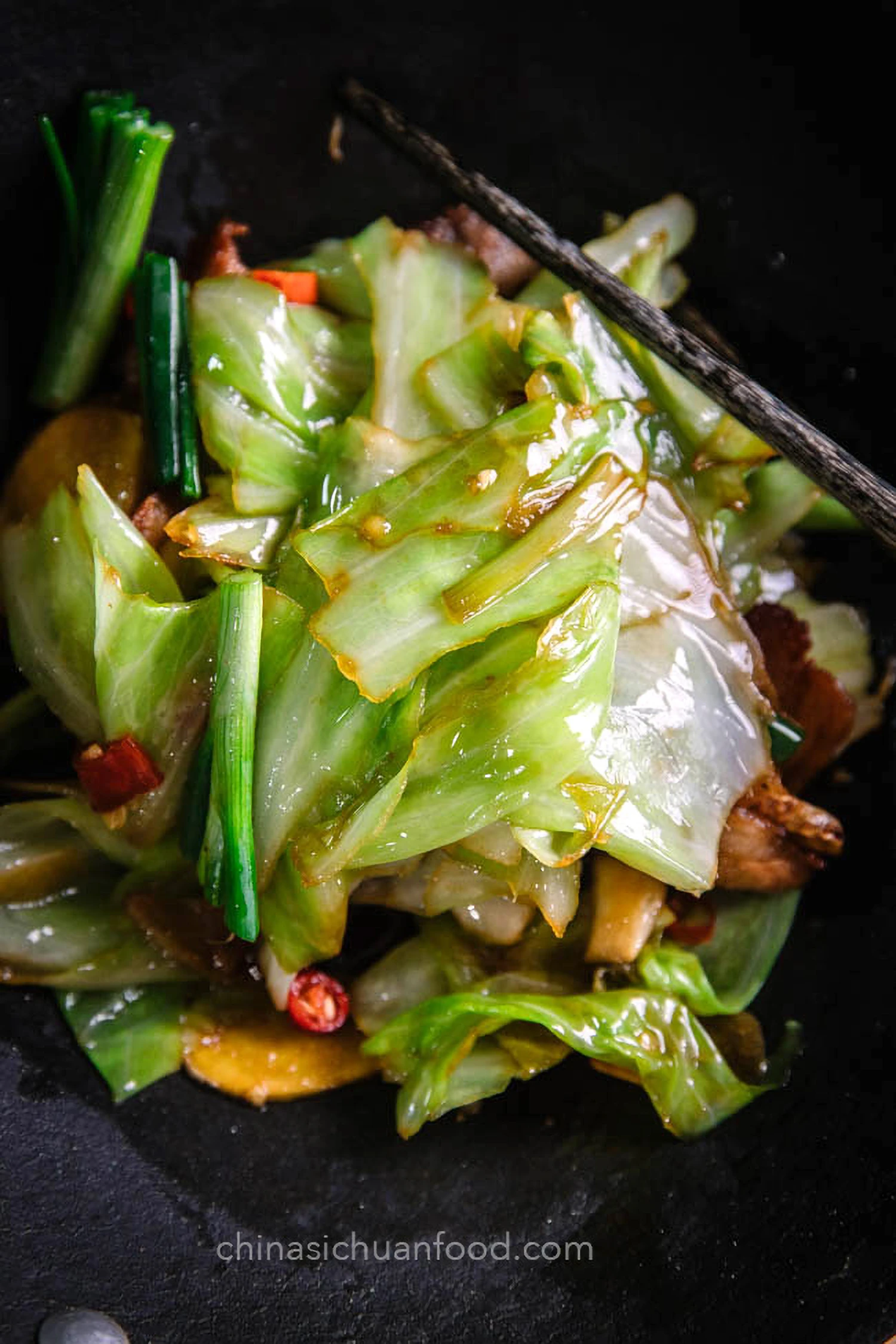 Pork and Cabbage Stir Fry|chinasichuanfood.com