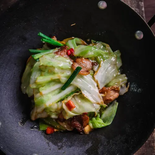 Pork and Cabbage Stir Fry|chinasichuanfood.com