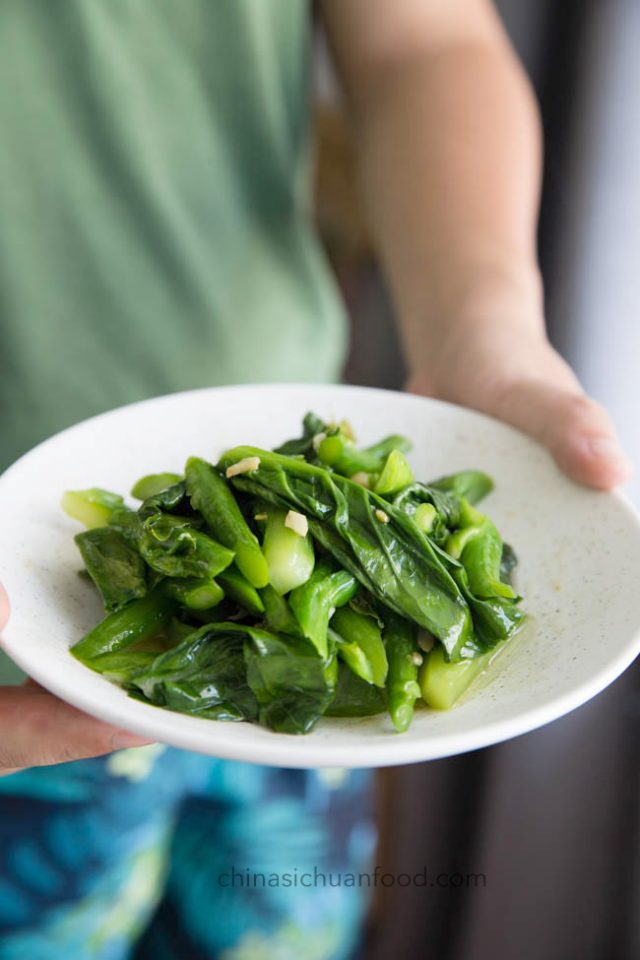 Chinese Broccoli with Garlic - China Sichuan Food