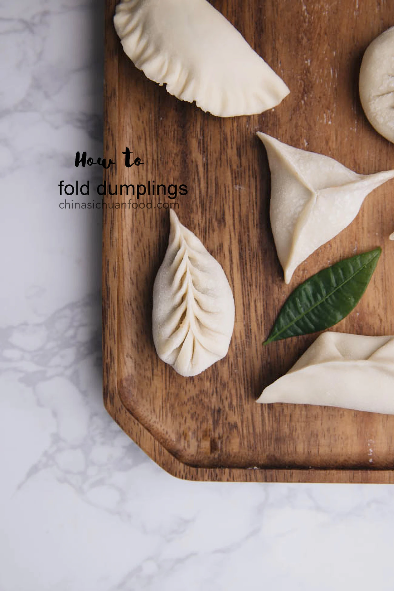 How to Fold Dumplings|chinasichuanfood.com