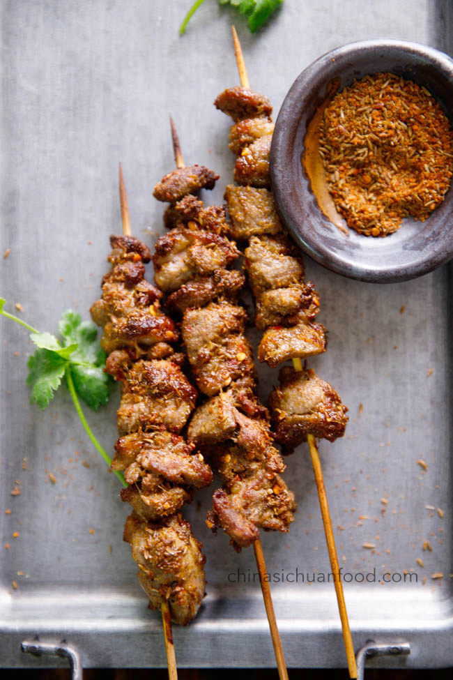 Spicy Cumin Lamb Skewers (Yang Rou Chuan) Recipe