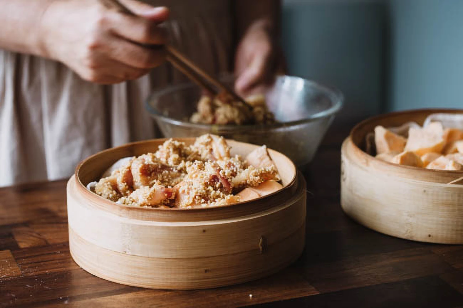 Steamed Pork with Rice Flour|chinasichuanfood.com