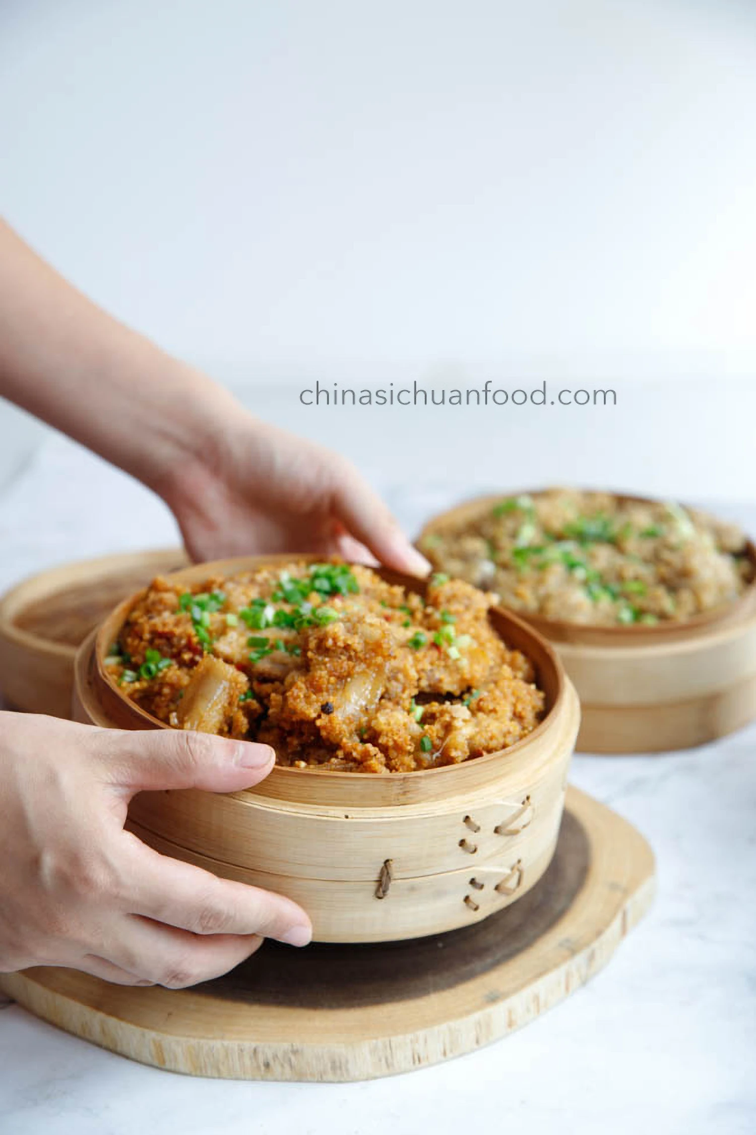 Steamed Pork with Rice Flour|chinasichuanfood.com