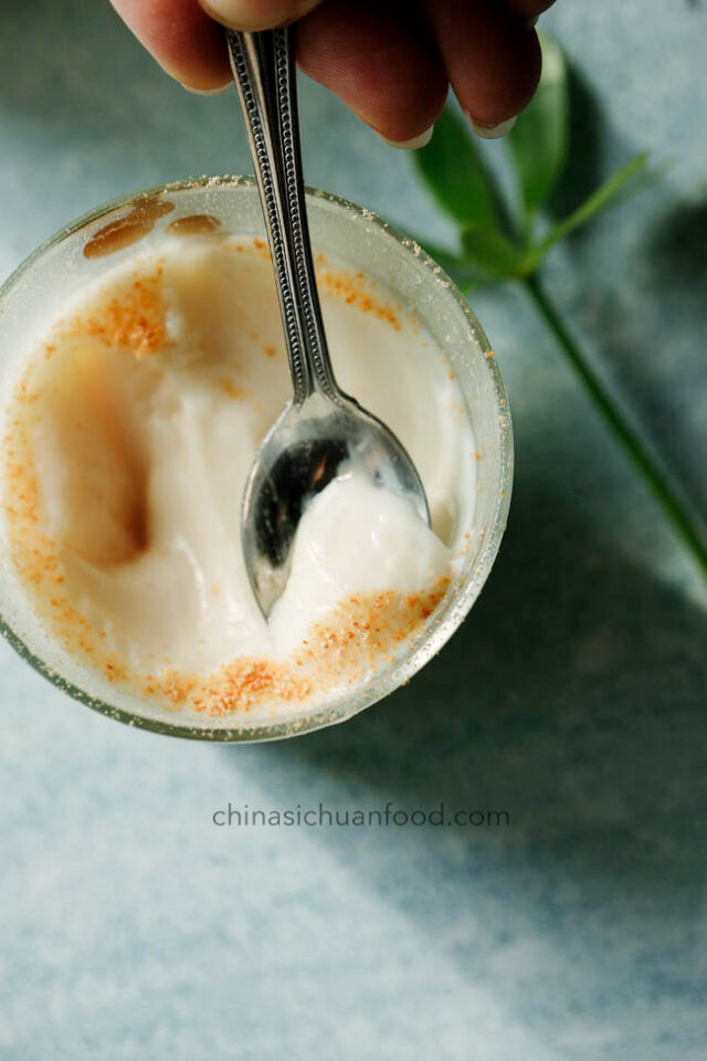 Soy Milk Pudding China Sichuan Food