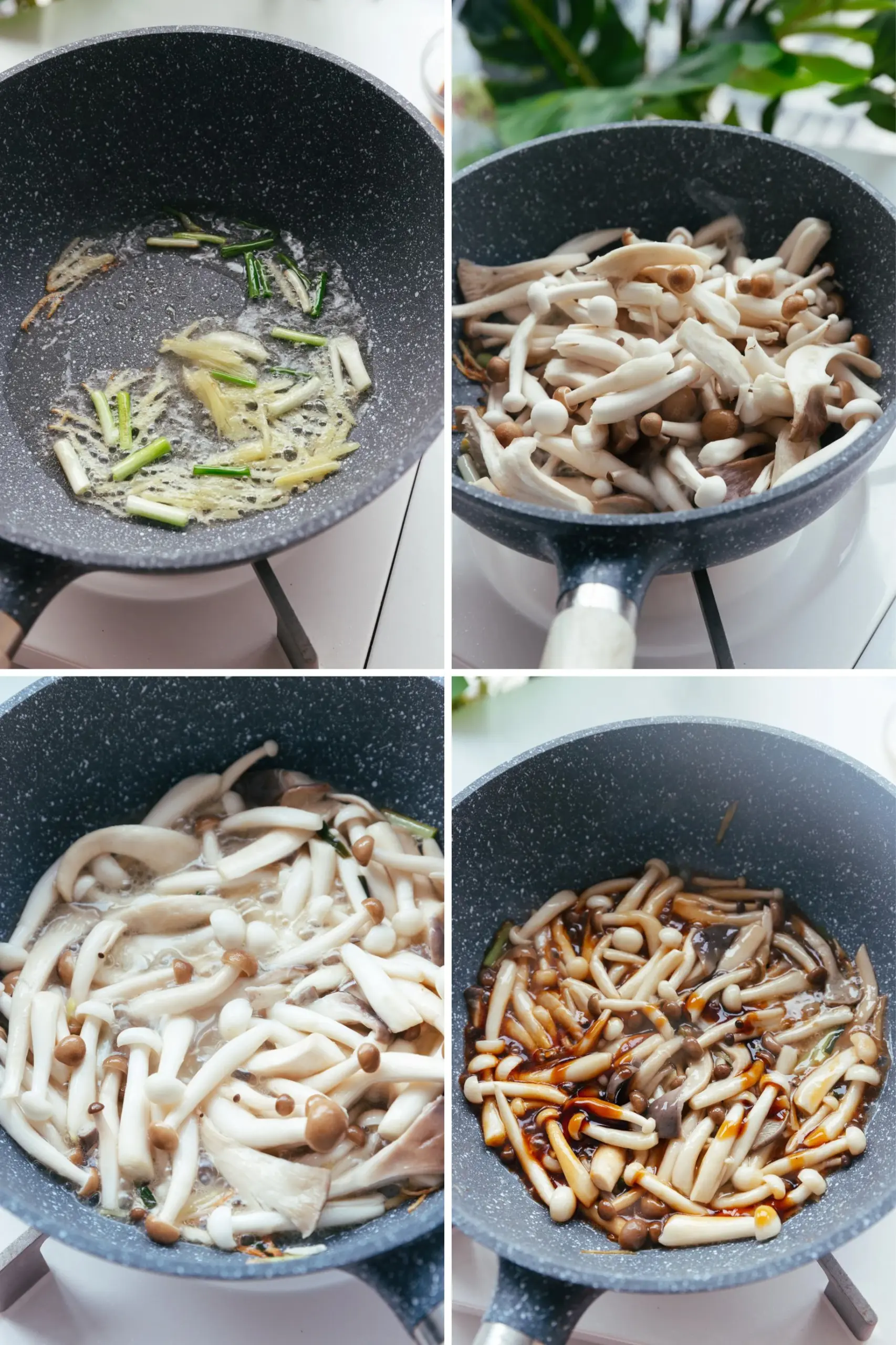 mushroom stir fry ingredients |chinasichuanfood.com