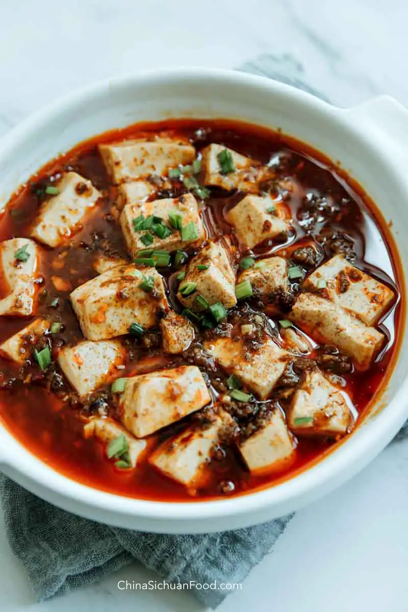 Mapo Tofu Recipe- Ma Po Tofu - China Sichuan Food