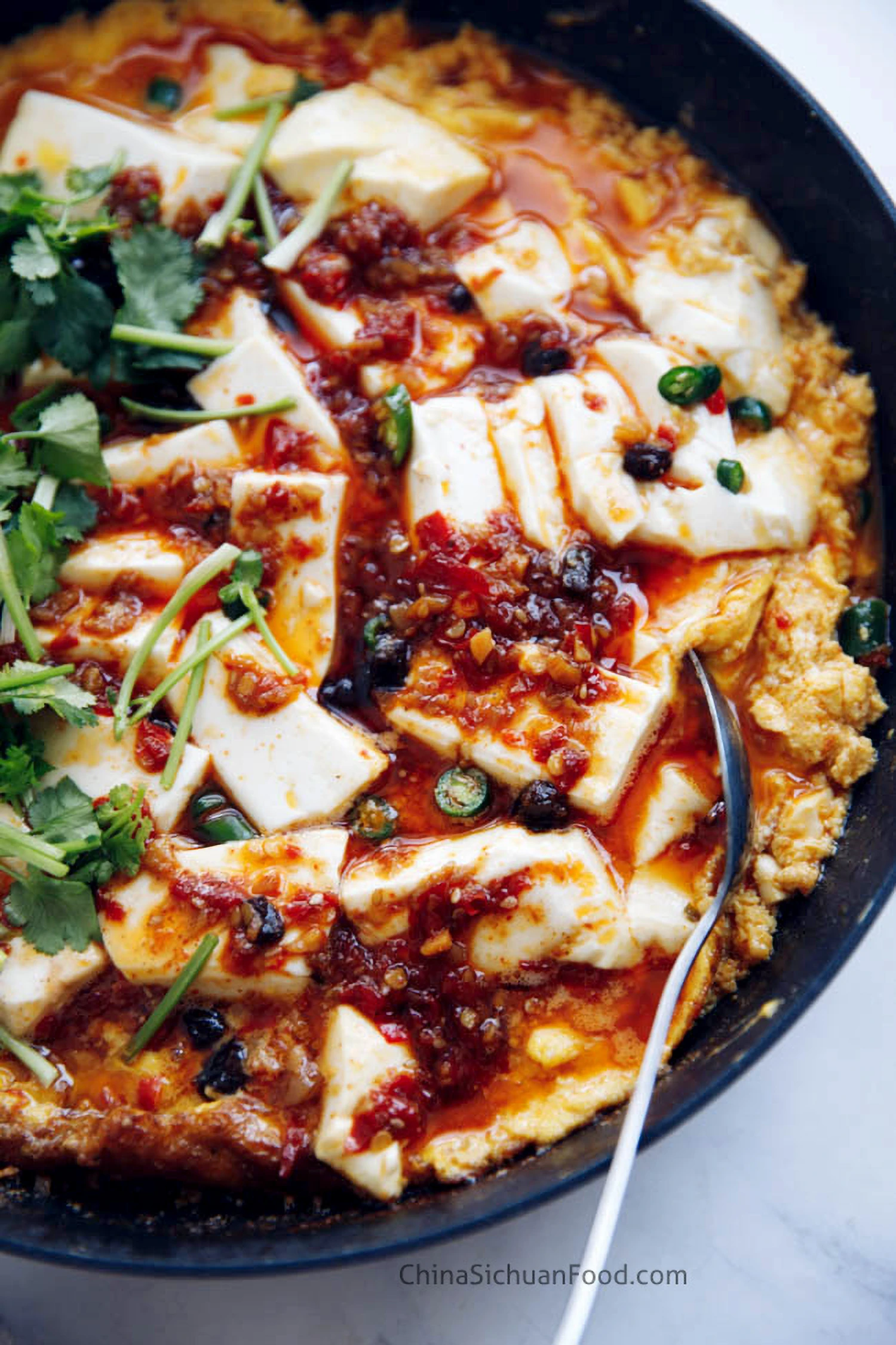 Egg and Tofu One Pot｜chinasichuanfood.com