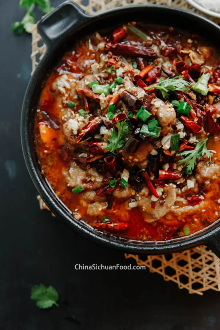 Shui Zhu Beef (Sichuan Boiled Beef)