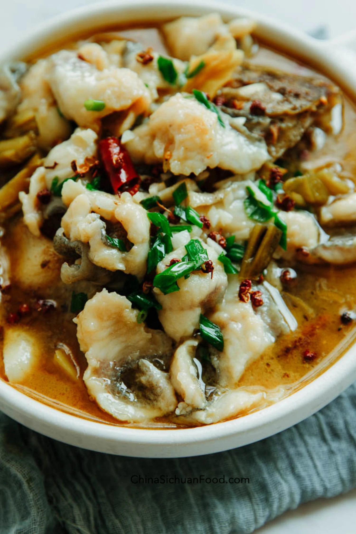 Szechuan Fish - Suan Cai Yu|chinasichuanfood.com