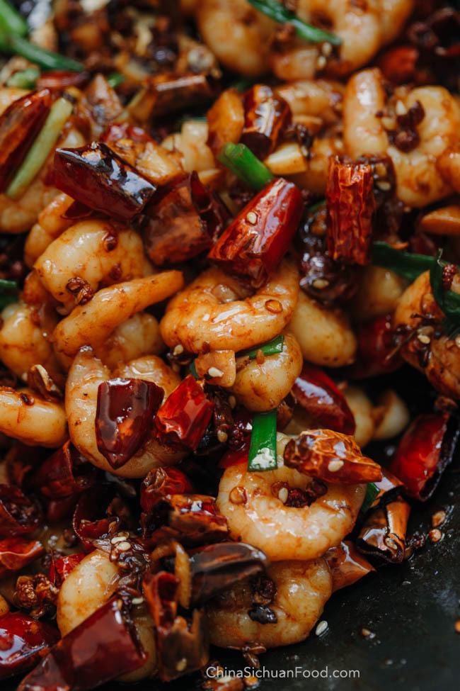Szechuan Shrimp Stir Fry - China Sichuan Food