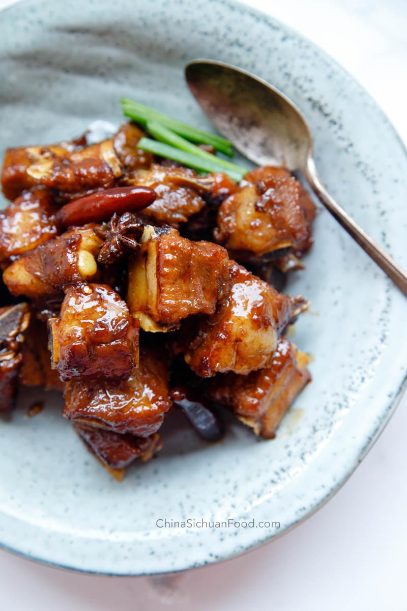 Red Braised Pork Ribs - China Sichuan Food