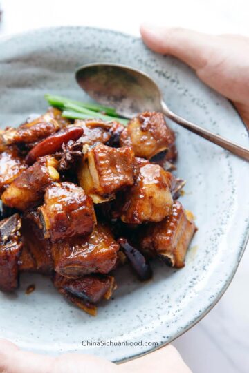 Red Braised Pork Ribs - China Sichuan Food